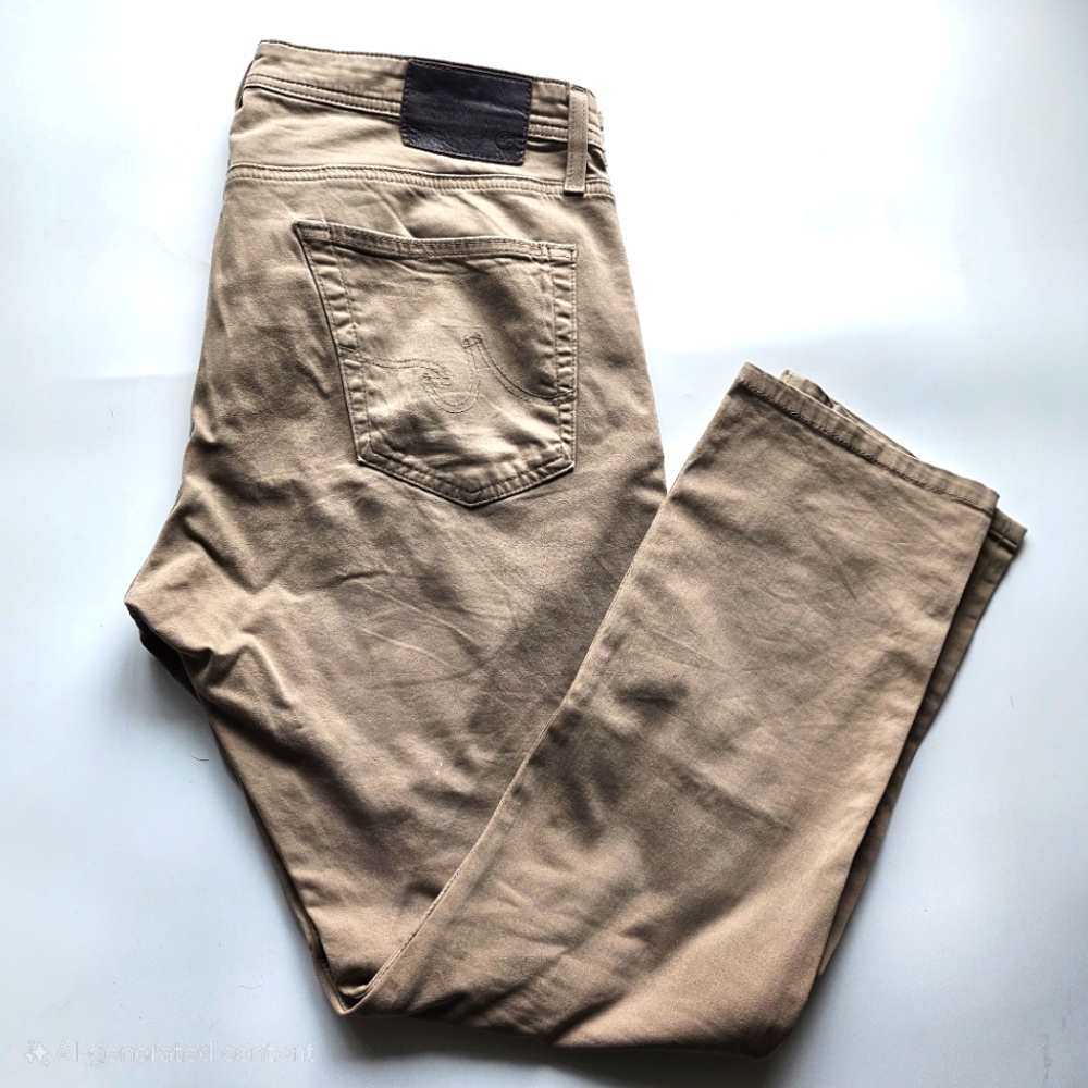 AG Adriano Goldschmied Beige Trousers